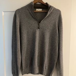 Men’s Neiman Marcus 1/4 Zip Cashmere Sweater